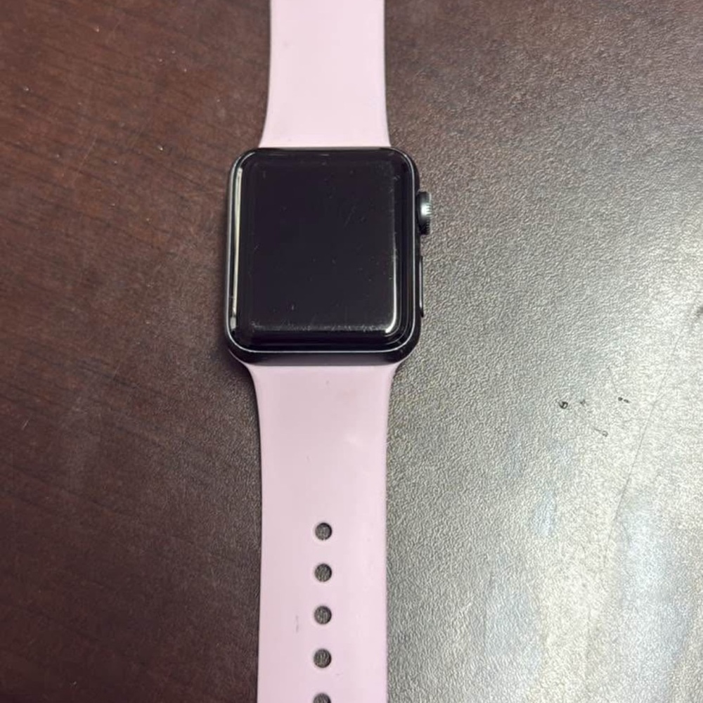 Apple Smartwatch Pink and Black Minimalist Design